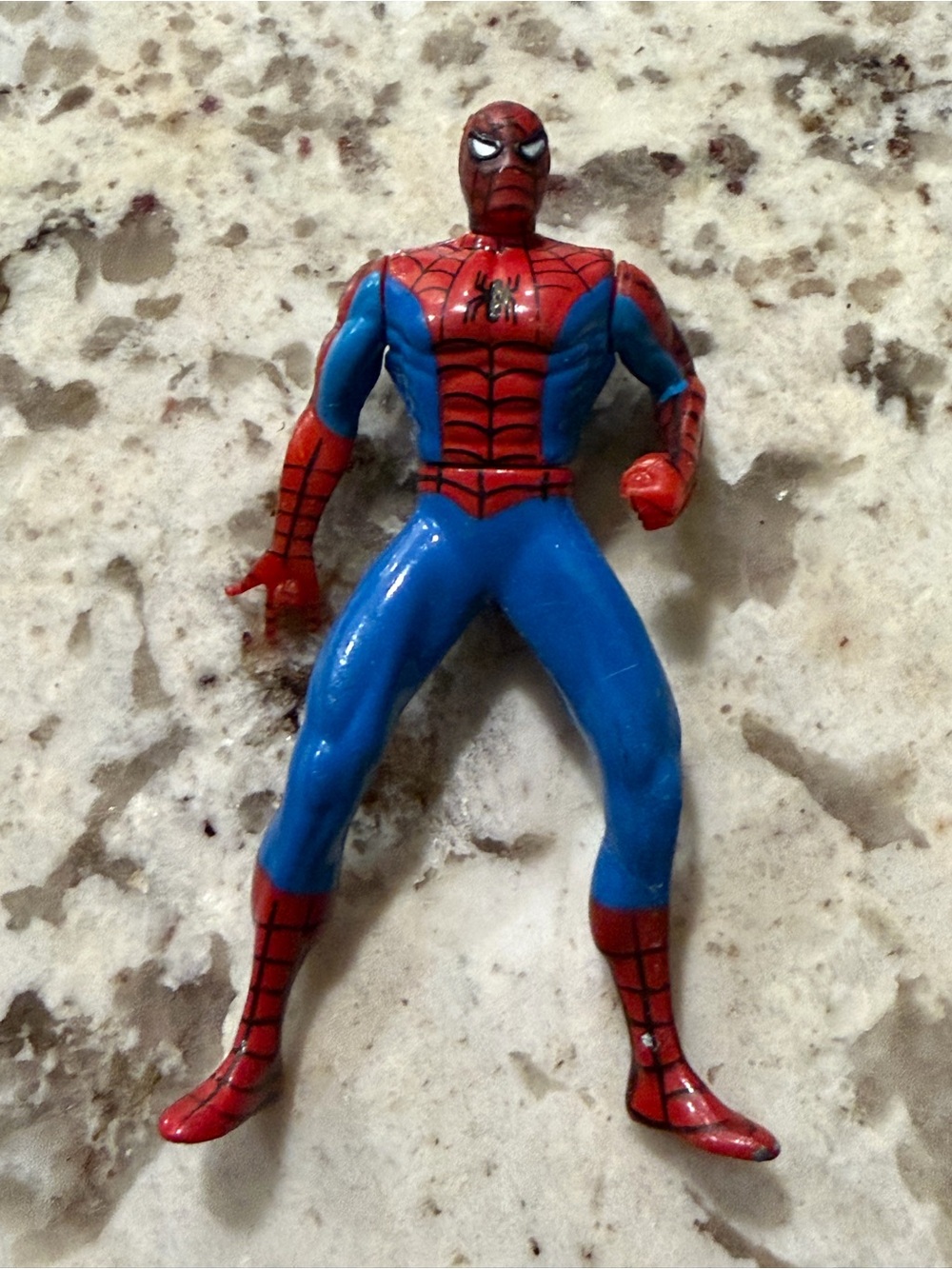 SPIDER-MAN 2.5” Toy Biz Web Of Steel 1994 Die Cast Metal Figure 90s Toy Marvel